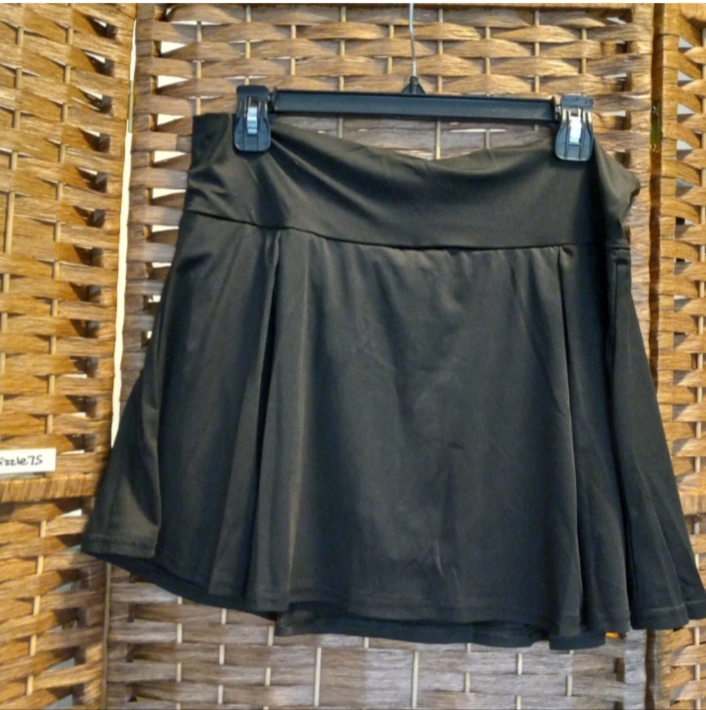 Athletic Mini Skort - Tennis Golf Volleyball Sporty Stretchy Skirted Shorts - Picture 2 of 6